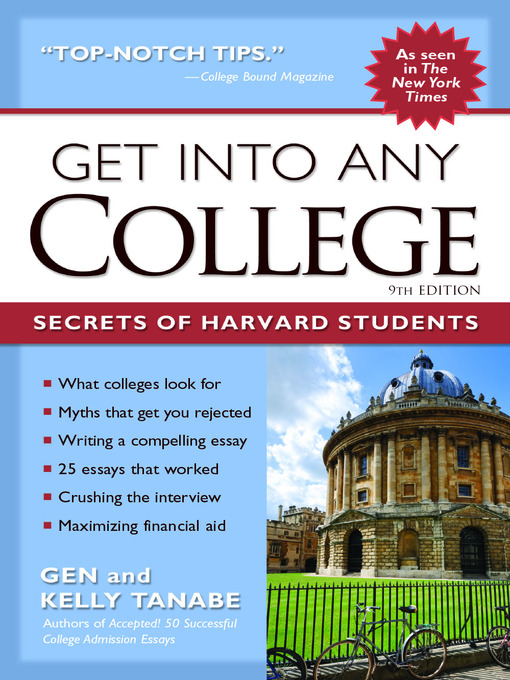 Title details for Get into Any College by Gen Tanabe - Available